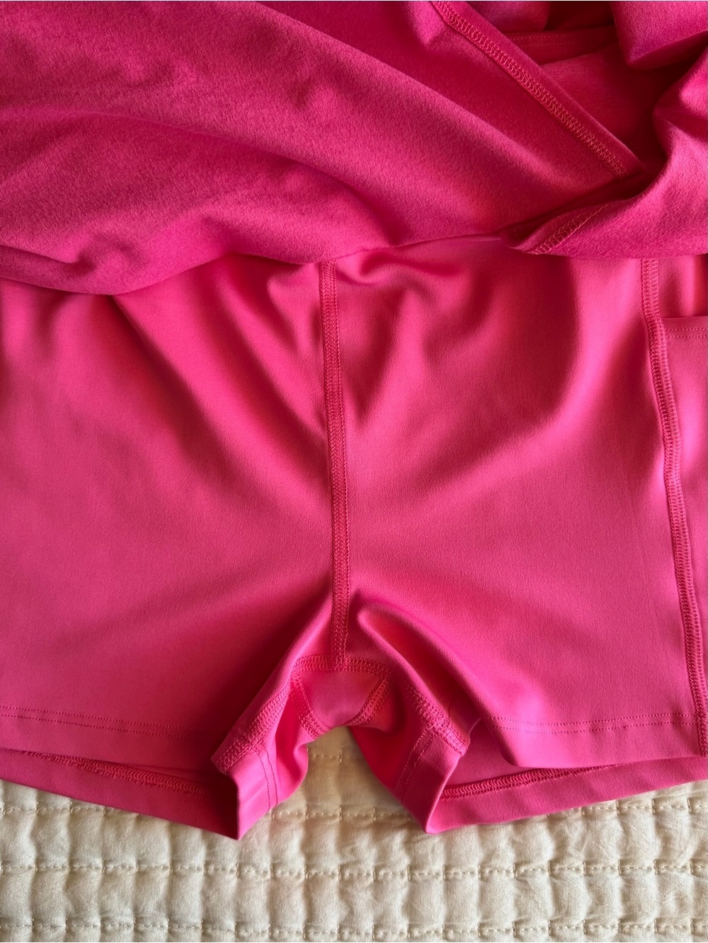 Beyond Yoga Women's Pink Skort - Picture 6 of 7
